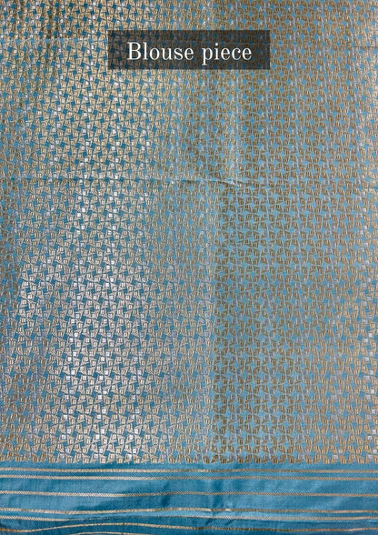 VIRASAT 319: Pure Banarasi Handloom Silk Brocade Saree - Heritage of Centuries