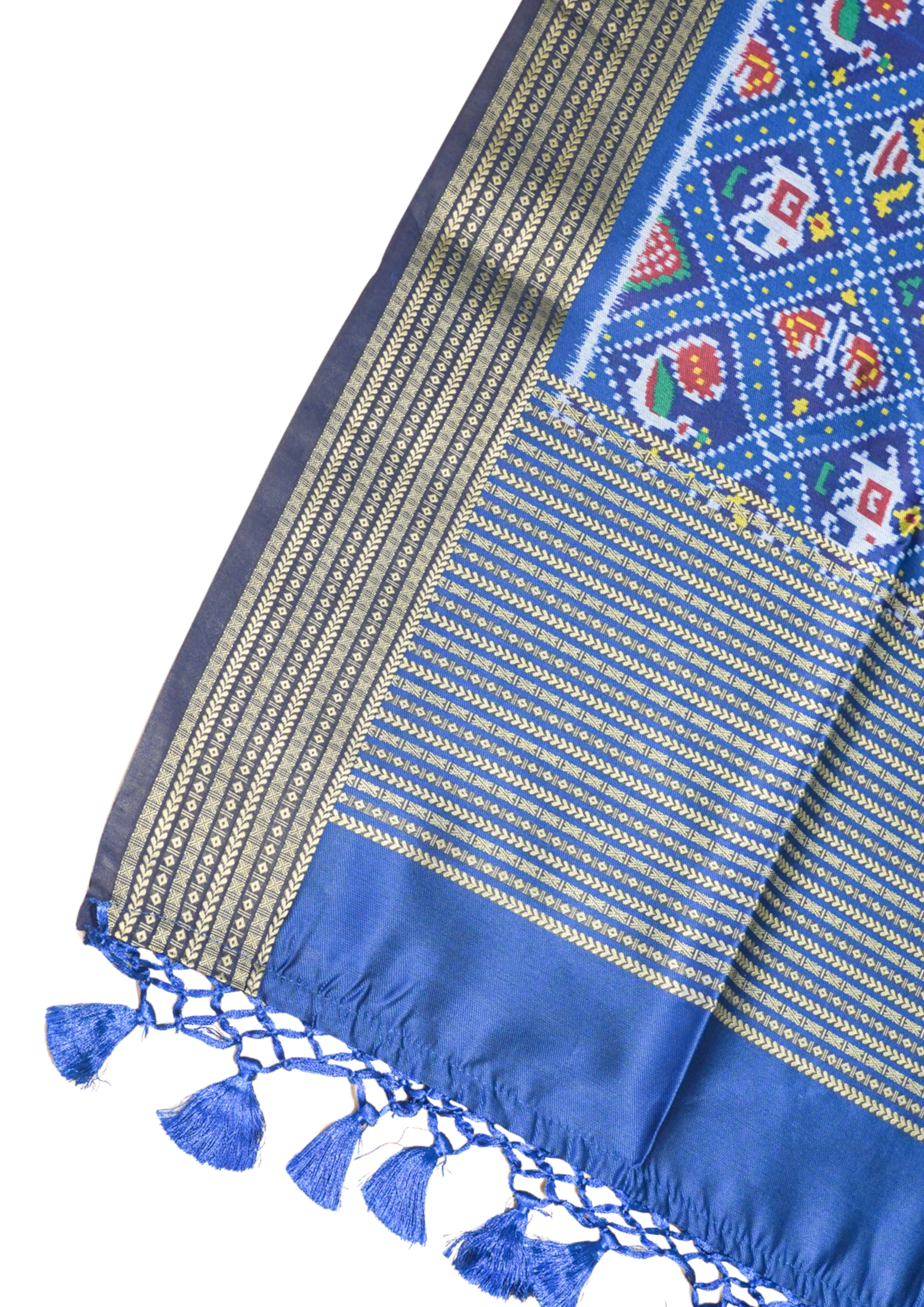 "UTSAV BANARAS 171" Banarasi Elegant Royal Blue Patola Silk Saree