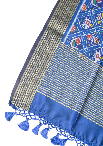 "UTSAV BANARAS 171" Banarasi Elegant Royal Blue Patola Silk Saree