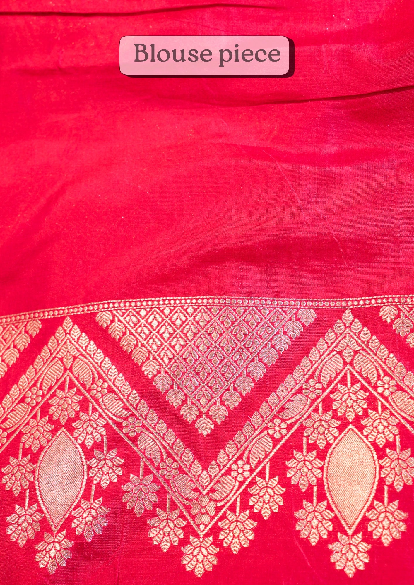 "VIRASAT 270" Banarasi Pure Handloom Uppada Silk Saree with Traditional Jaal &amp; Buta Motifs in Peachy Pink