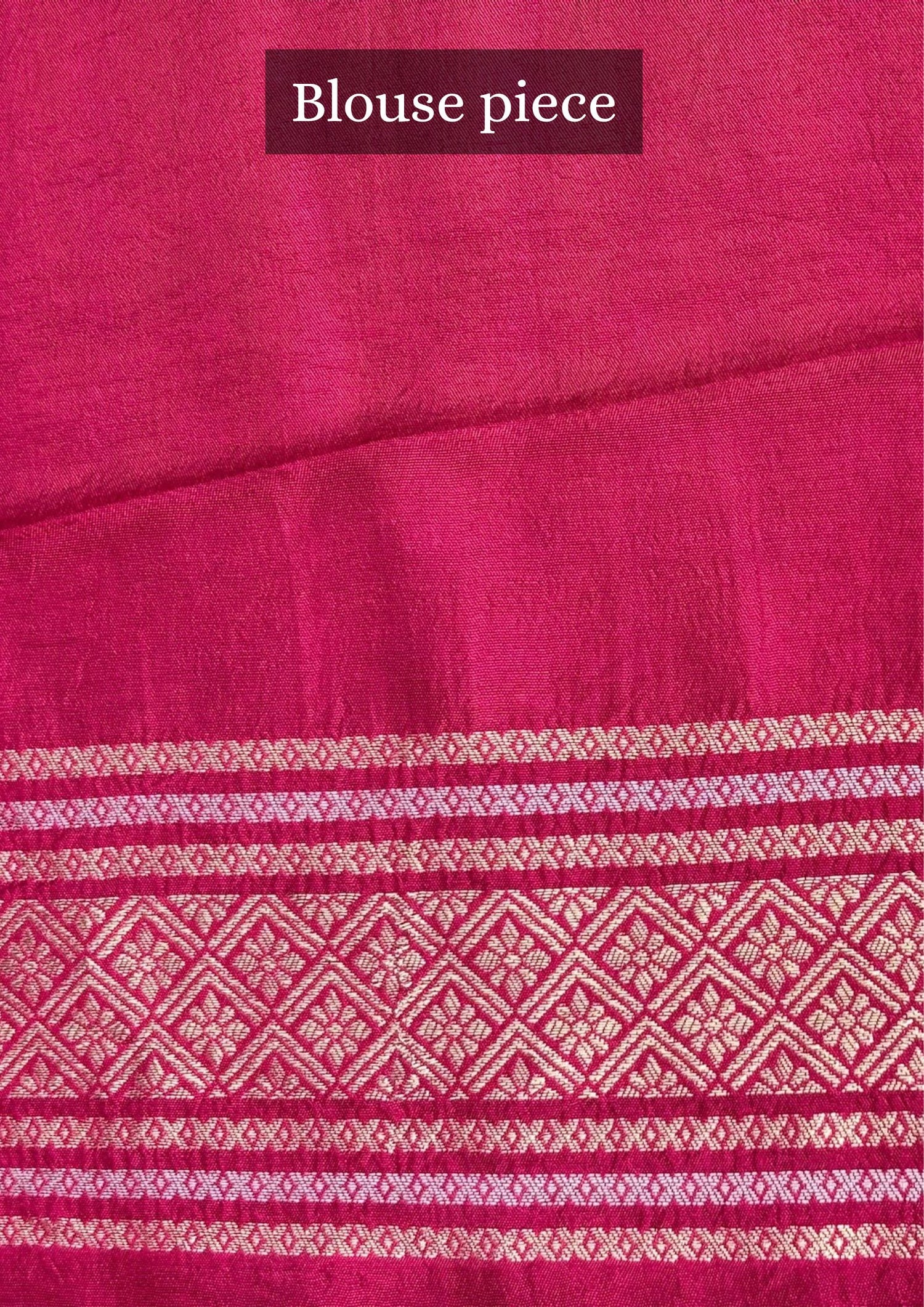 Waah Banaras 157: Pinkish Red Mashru Silk Saree with Sona Rupa Zari Stripes &amp; Key Feather Bird Motifs