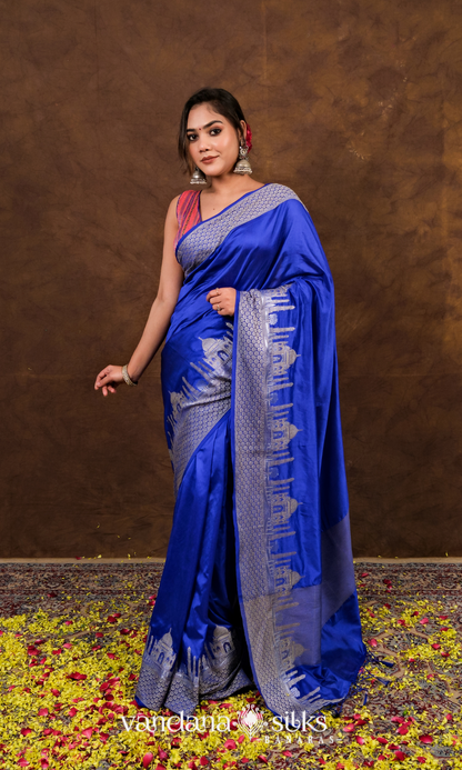 Wahh Taj Banarasi Soft Silk Saree: Symbol of Love