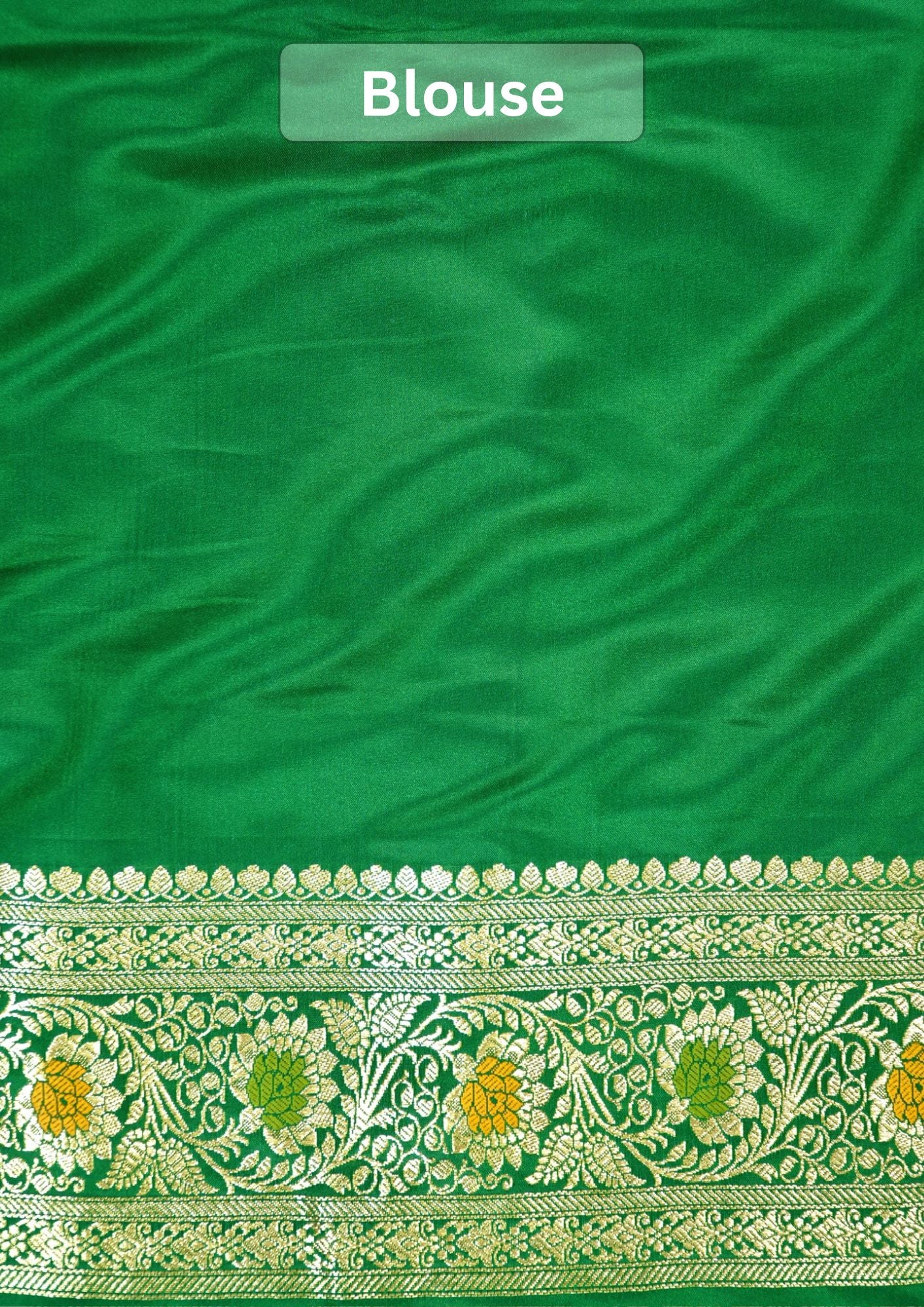 Waah Banaras 168: Dulhan Red Satin Banarasi Silk Saree with Meenakari Boota
