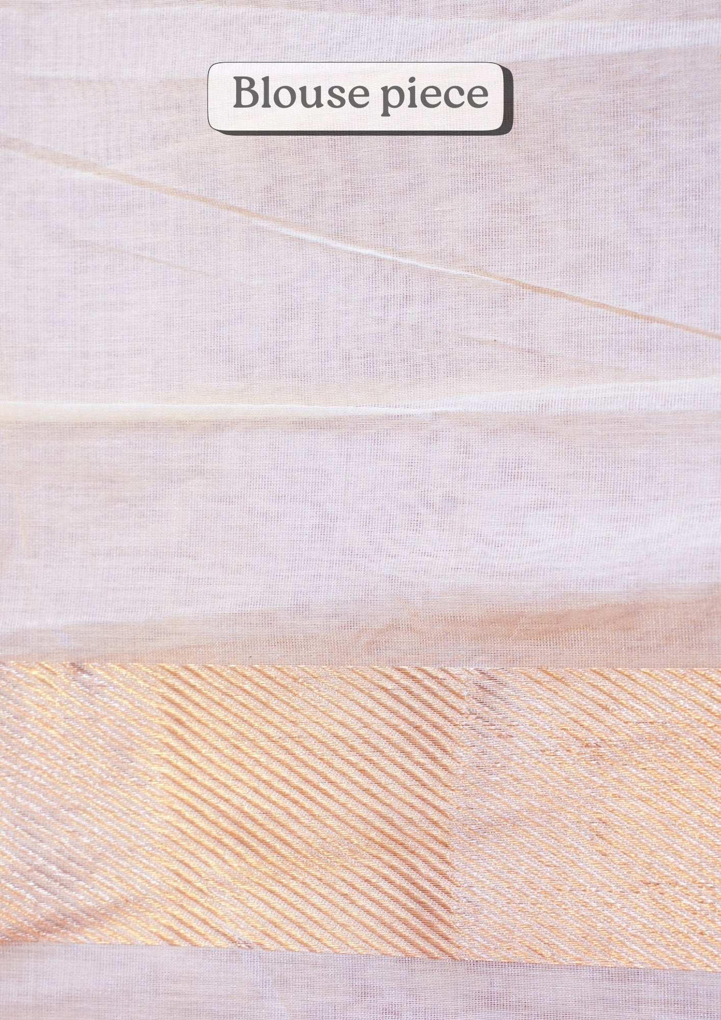 "VIRASAT 276" Banarasi Neelambari Pure Soft Silk Saree with Meenakari Kadwa Buta Work in Ivory