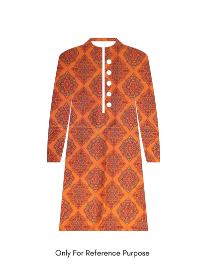 "MJ-10" Banarasi Pure Cotton Silk Kurta-Pyjama Cloth Set