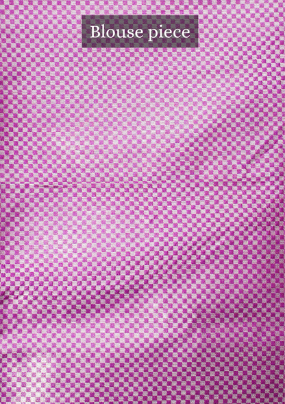 UTSAV BANARAS 248: Rich Magenta Banarasi Raw Silk Saree With Animal &amp; Tree Motif