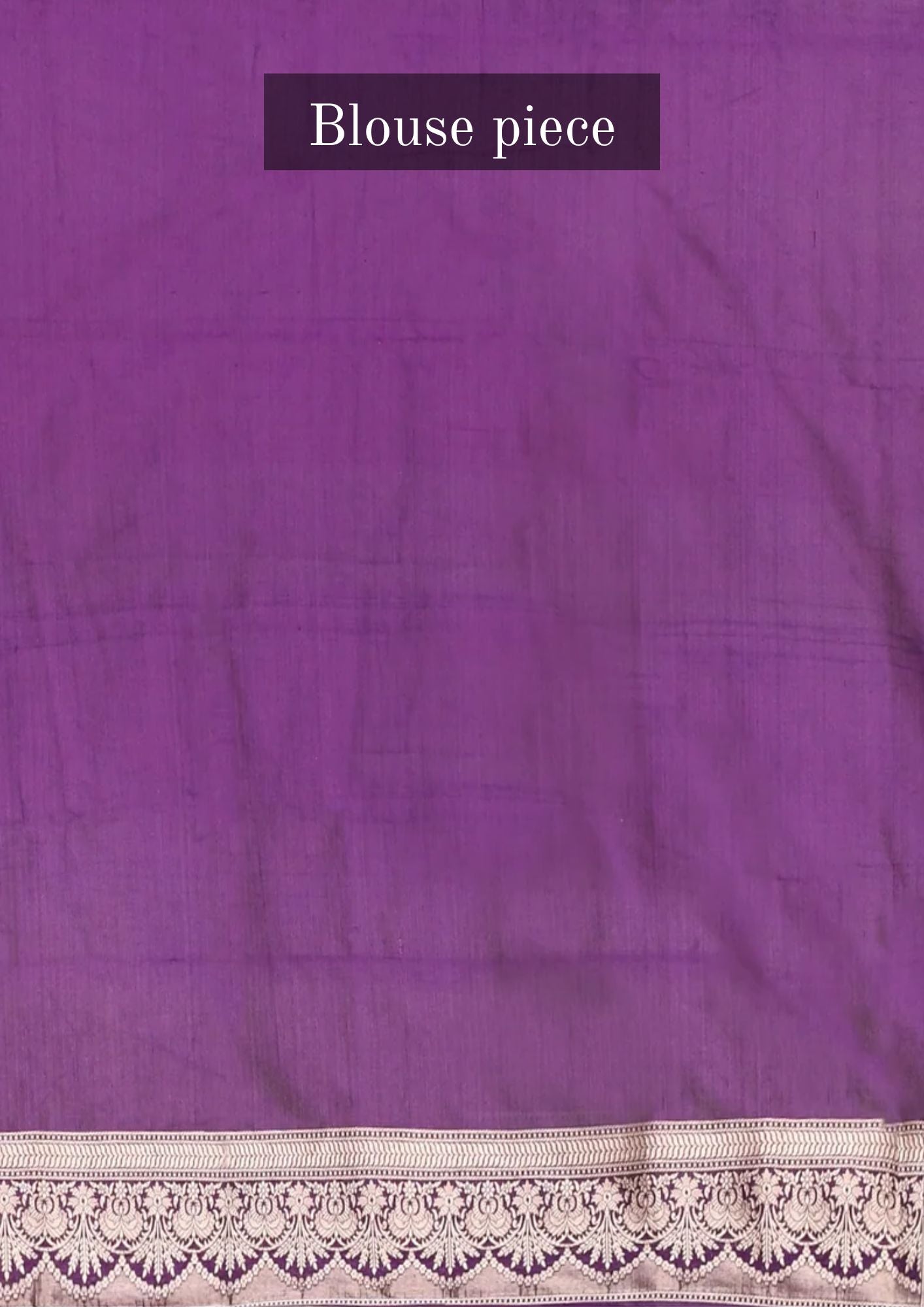 "VIRASAT 168A" Purple Pure Banarasi Katan Uppada Saree