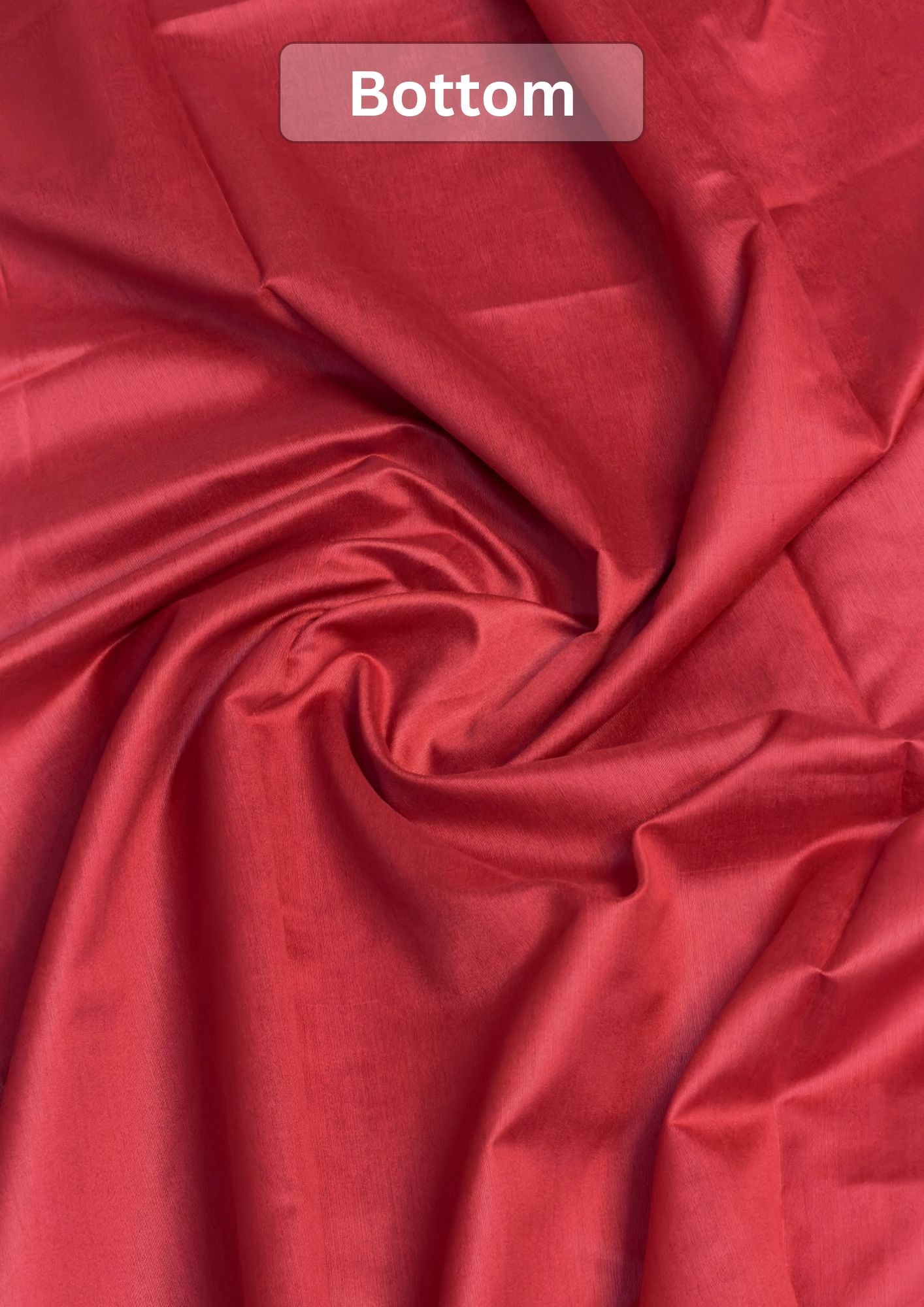 MANSI 166: Royal Red Raw Silk Suit Set with Orange &amp; Red Designer Dupatta