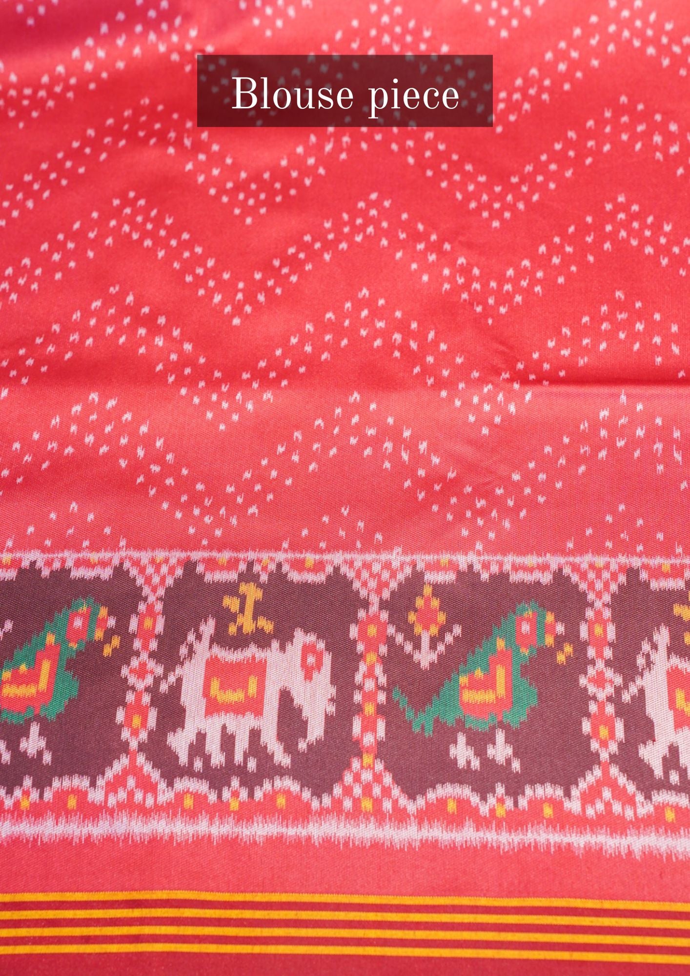 "UTSAV BANARAS 174" Banarasi Vibrant Red Patola Silk Saree