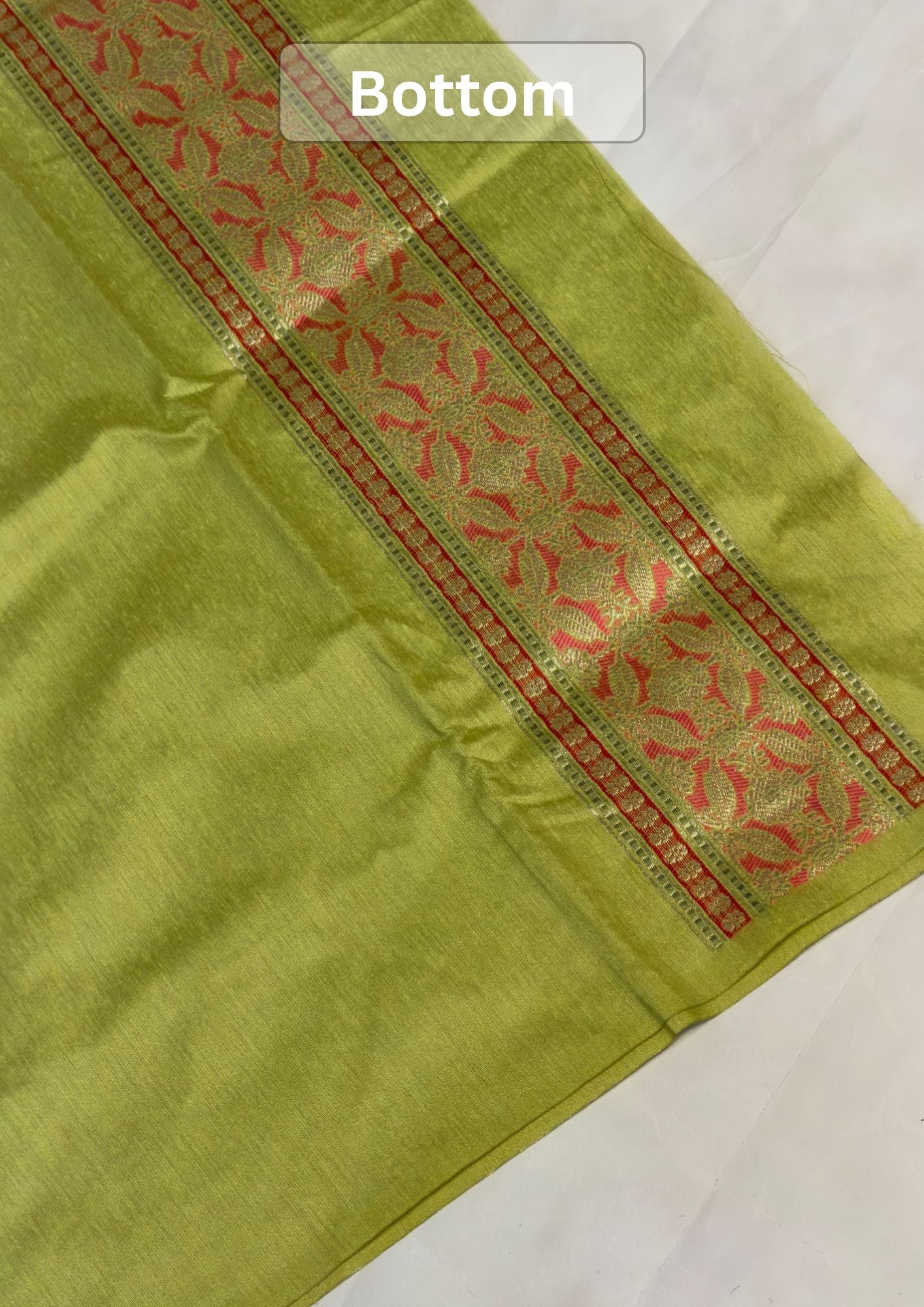 MANSI 168: Pista Green Raw Silk Suit Set with Designer Woven Dupatta