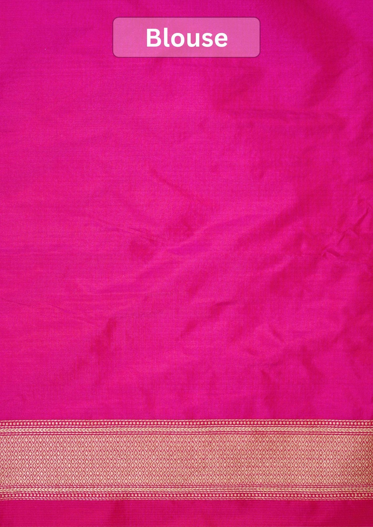 VIRASAT 431: Gajari Pink Pure Handloom Katan Silk Saree with Kadwa Zari Allover Buta &amp; Grand Banarasi Border