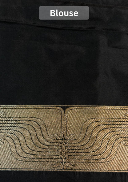 VIRASAT 425: Pure Handloom Katan Silk Meenakari Floral Saree – Inspired by the Timeless Elegance of Mrs. Nita M. Ambani