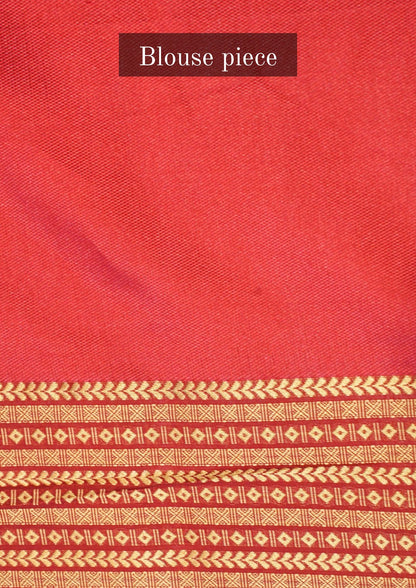 "UTSAV BANARAS 172" Banarasi Classic Red Patola Silk Saree