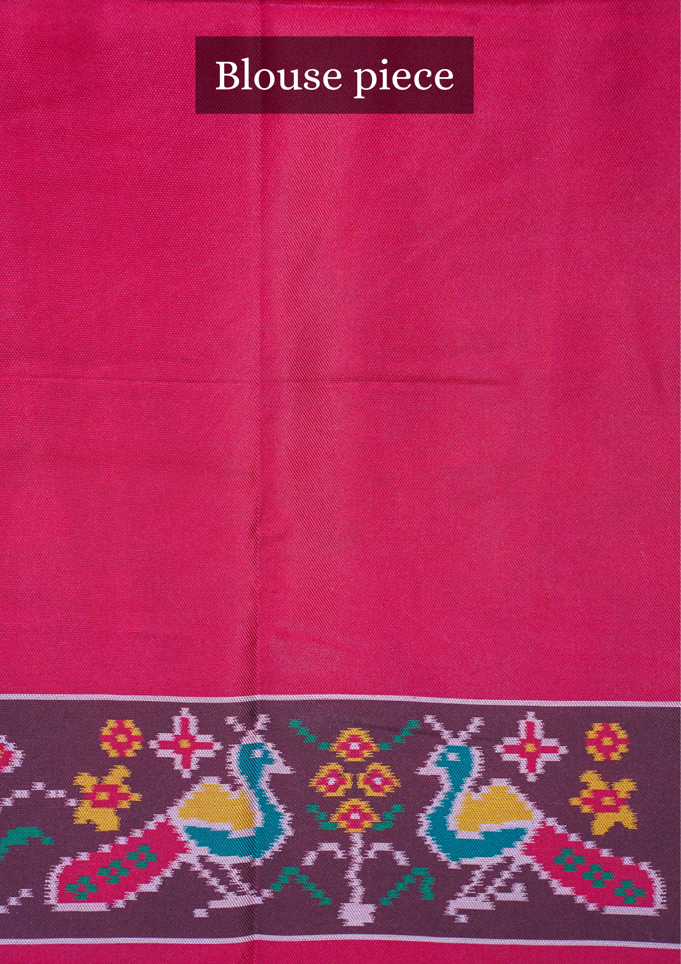 UTSAV BANARAS 286: Royal Blue Banarasi Raw Silk Saree with Patola Design Palla