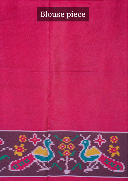 UTSAV BANARAS 286: Royal Blue Banarasi Raw Silk Saree with Patola Design Palla