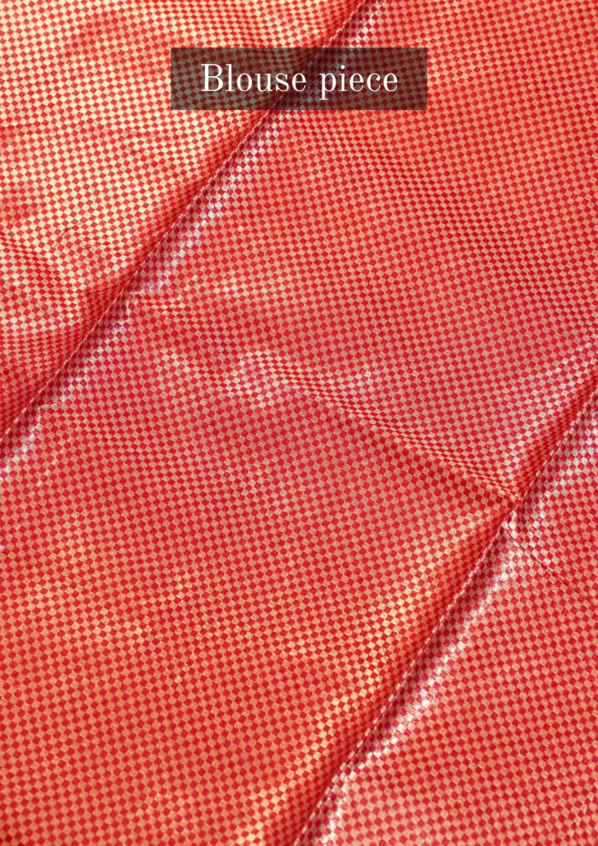 "UTSAV BANARAS 259" Banarasi Red Raw Silk With Nandi Border Saree