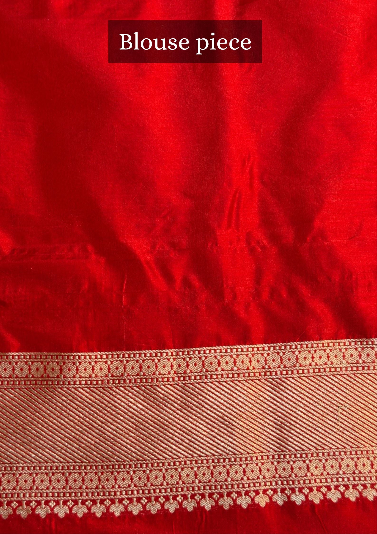 VIRASAT 409: Ruby Red Pure Handloom Katan Silk Saree with All-Over Zari &amp; Meenakari Border-Pallu (Silk Mark Certified)