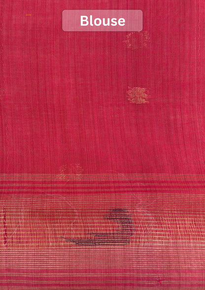 UTSAV BANARAS 463: Lavender Pink Cotton Saree with Multicolor Resham Bird &amp; Floral Work