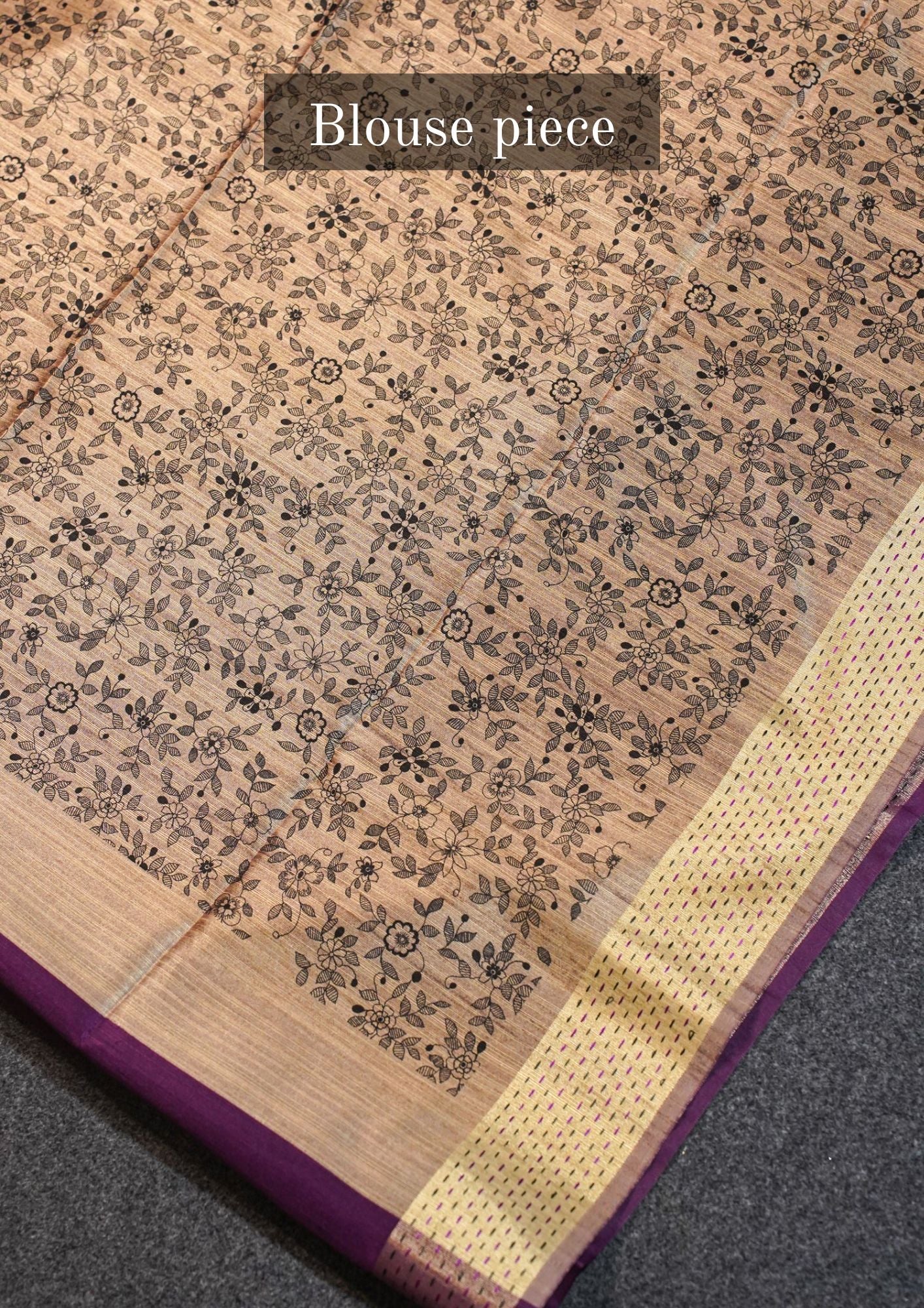 "UTSAV BANARAS 114" Banarasi Dark Purple Madhubani Silk Saree