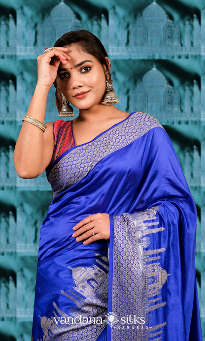 Wahh Taj Banarasi Soft Silk Saree: Symbol of Love