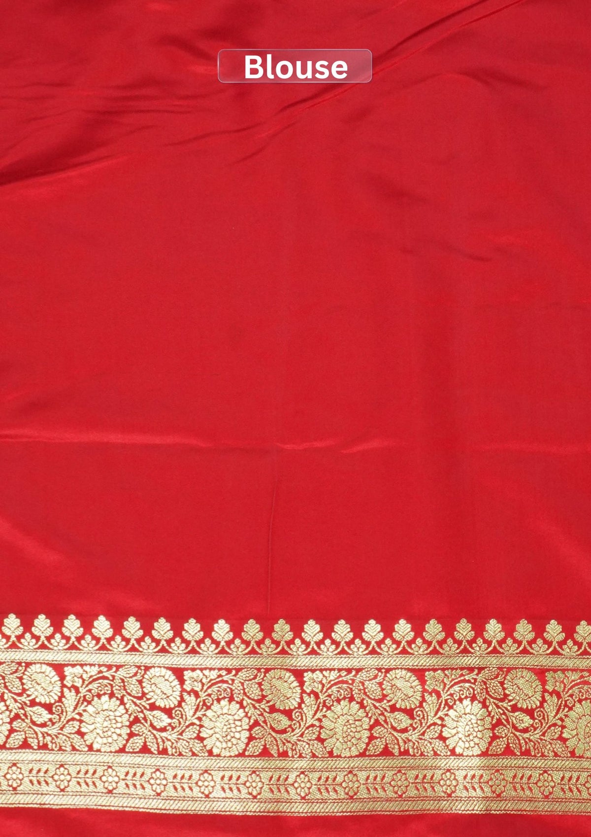 Waah Banaras173D: Royal Beige Satin Silk Banarasi Saree with Zig-Zag Buti &amp; Contrast Pallu