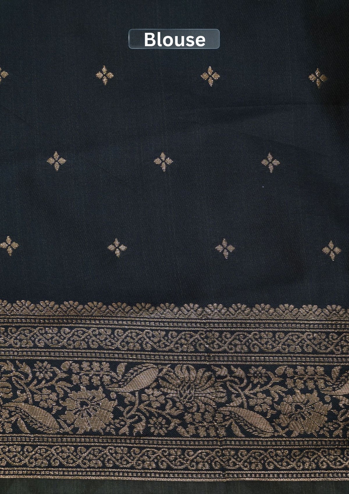 UTSAV BANARAS 497: Olive Green Banarasi Soft Silk Meenakari Zari Saree