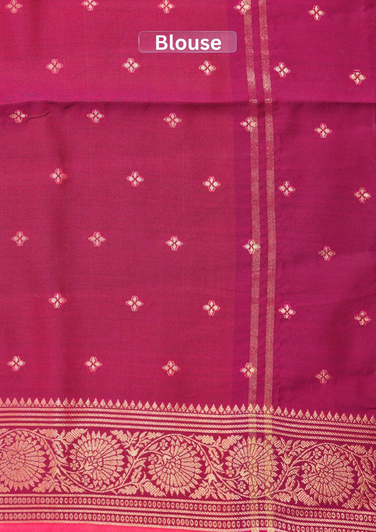 UTSAV BANARAS 500: Fuchsia Pink Banarasi Soft Silk Meenakari Zari Saree
