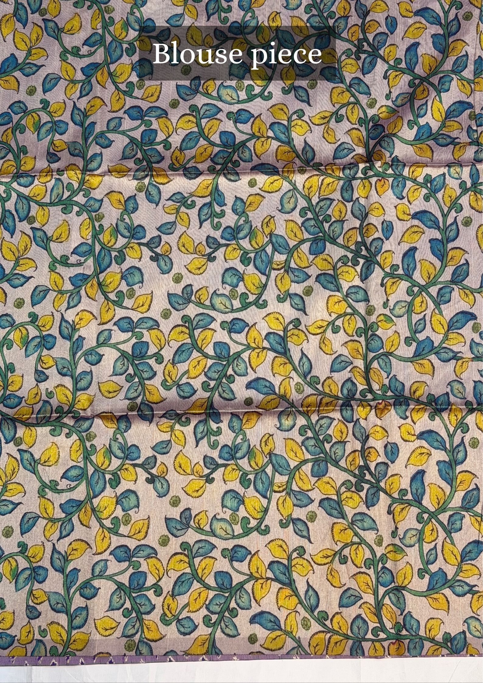 UTSAV BANARAS 404: Violet Saree with Chunari Buti Weave &amp; Kalamkari Printed Pallu