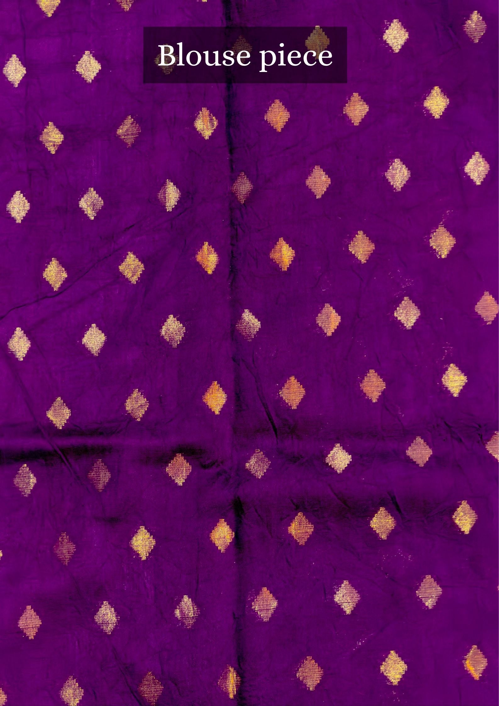 UTSAV BANARAS 289: Royal Magenta Tussar Georgette Saree with Tanjore Artistry Border