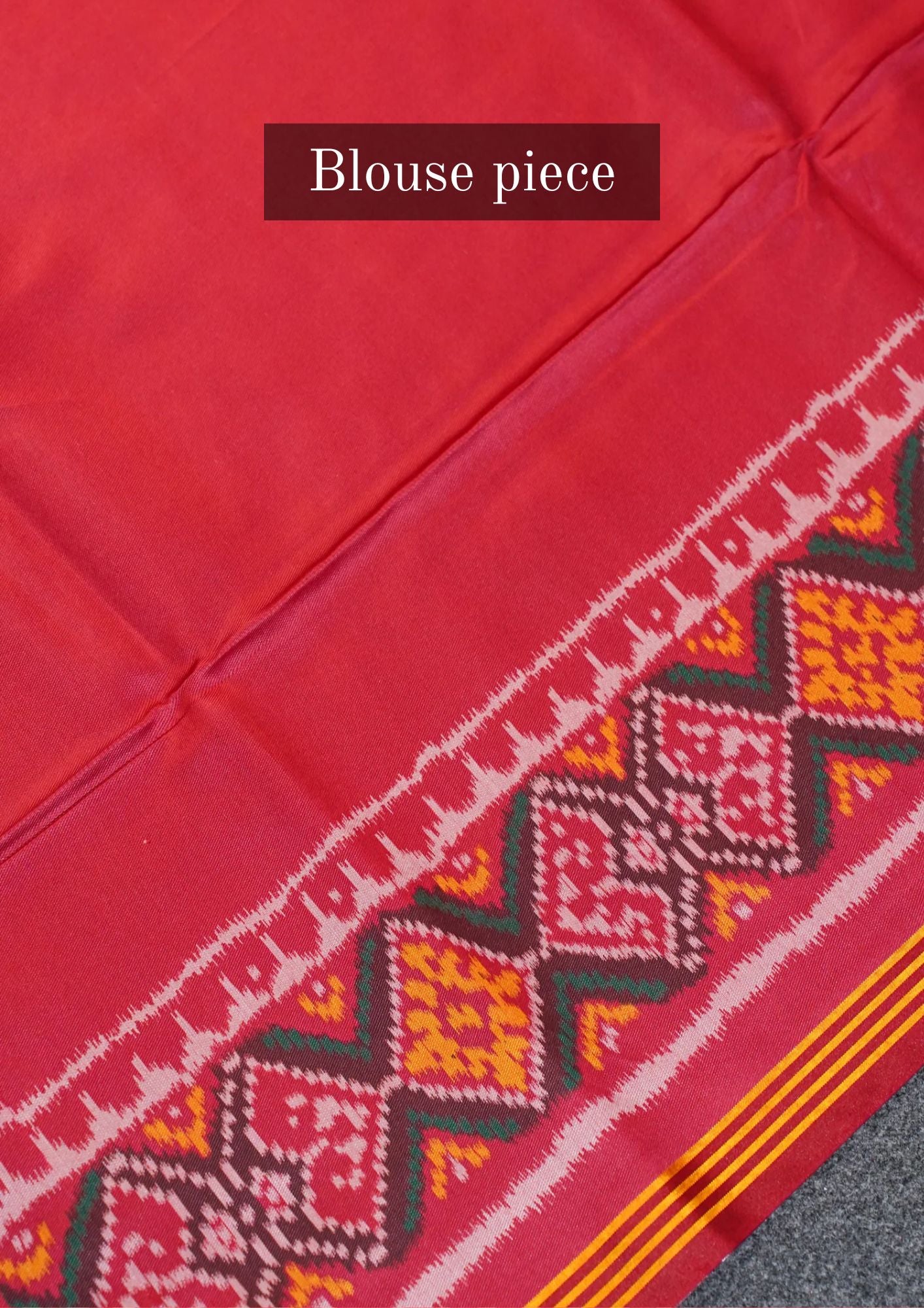 "UTSAV BANARAS 105" Banaras Royal Maroon Patola Silk Saree