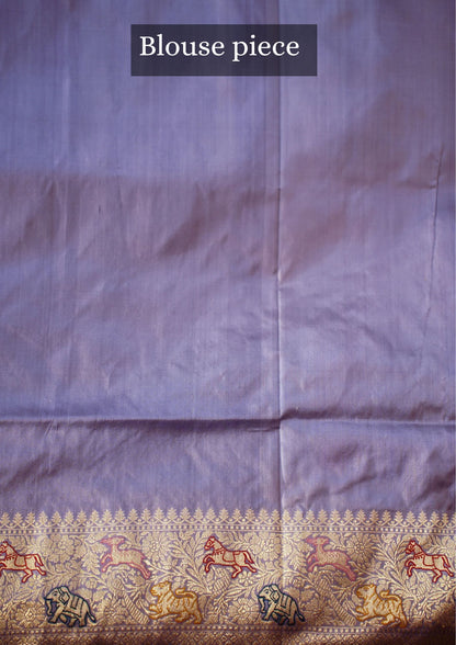 "VIRASAT 141" Pure Handwoven Banarasi Silk Saree