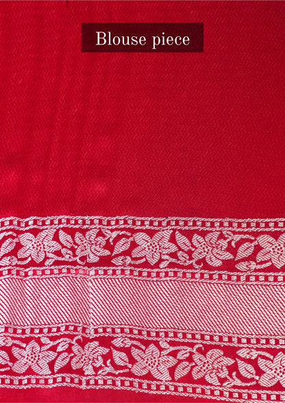 "WAAH BANARAS 016" Banarasi Masaru Silk Saree With Tested Zari and Twisted Yarn