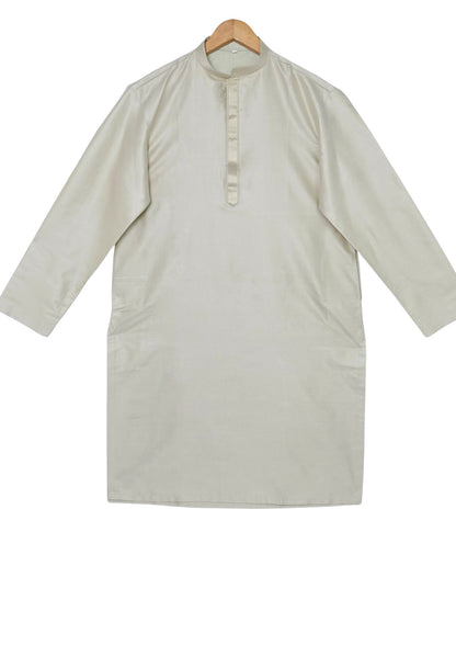 MJ 013E: Light Lemon Banarasi Silk Kurta Payjama Jacket