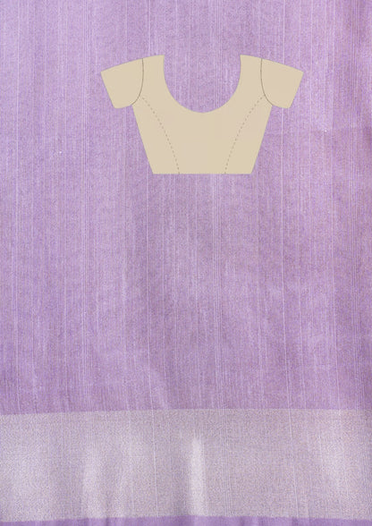 "UTSAV BANARAS 233" Banarasi Onion Block Print Raw Silk Saree