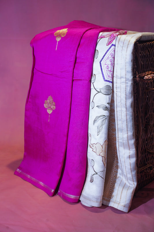 "Virasat 264" Banarasi Raw Mango Silk Saree