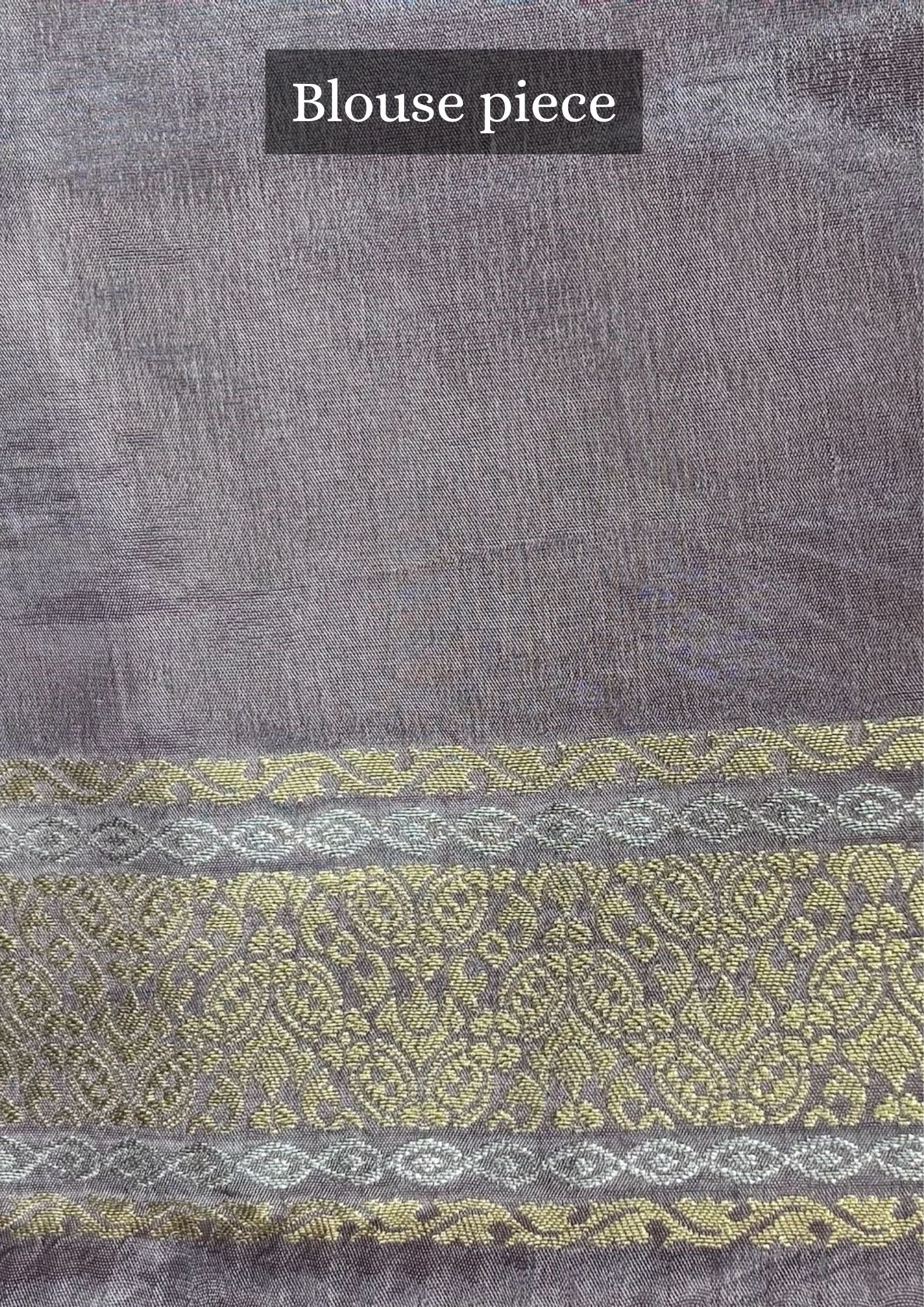 Waah Banaras 154: Lilac Mashru Silk Saree with Sona Rupa Zari Buti &amp; Key Feather Motifs