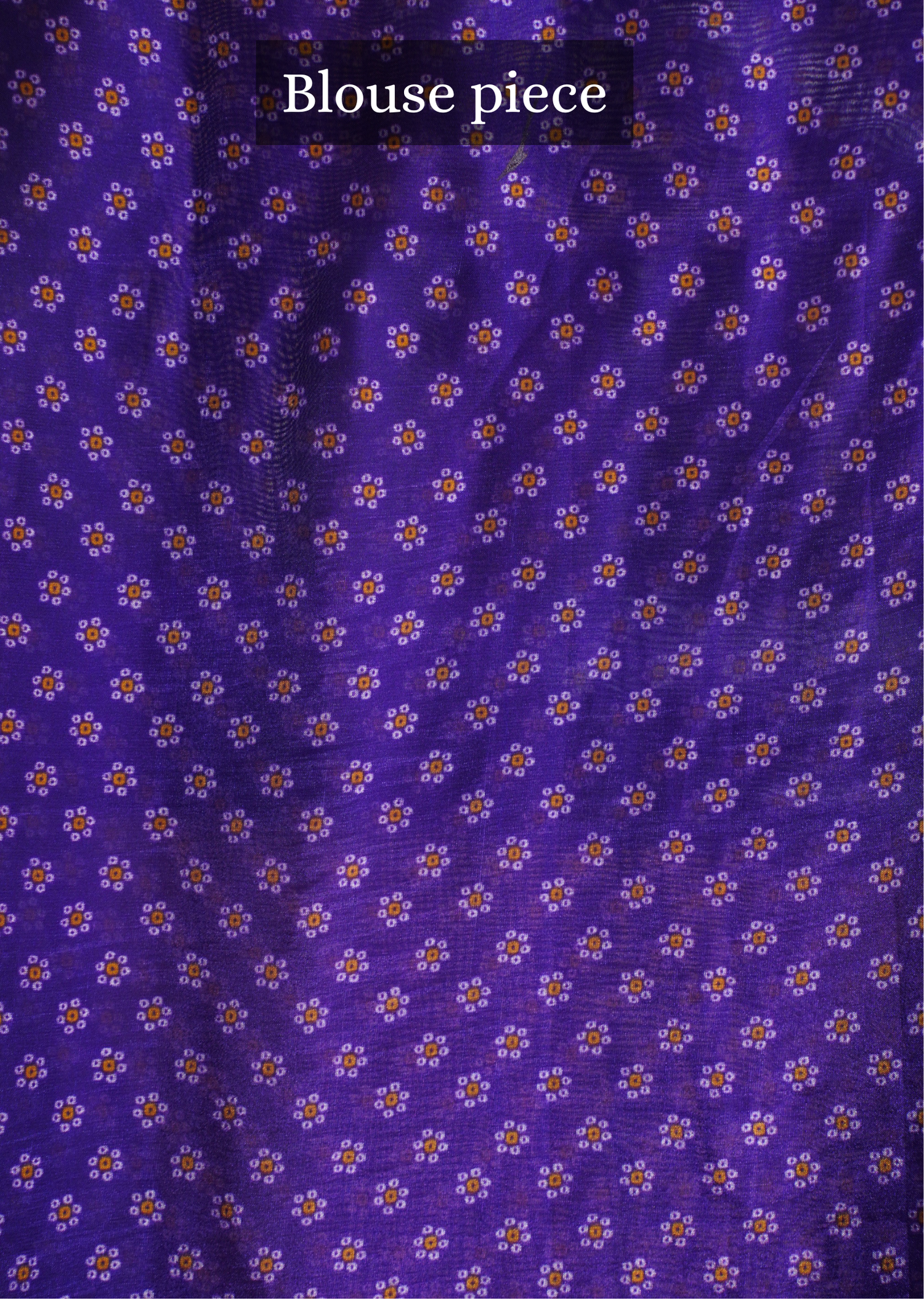 Waah Banaras 064 Violet Malai Silk Saree with Floral &amp; leaf Print &amp; Zari Border