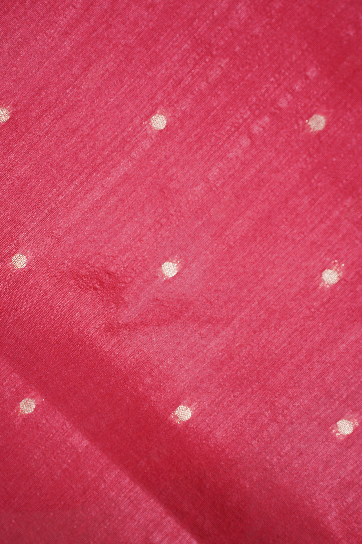 UTSAV BANARAS 205: Crimson Red Banarasi Paithani Silk Saree With Peacock Motif