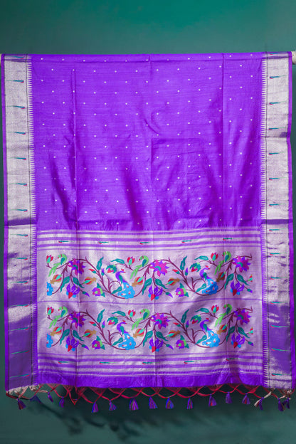 "UTSAV BANARAS 251" Banarasi Peacock Paithani Silk Saree