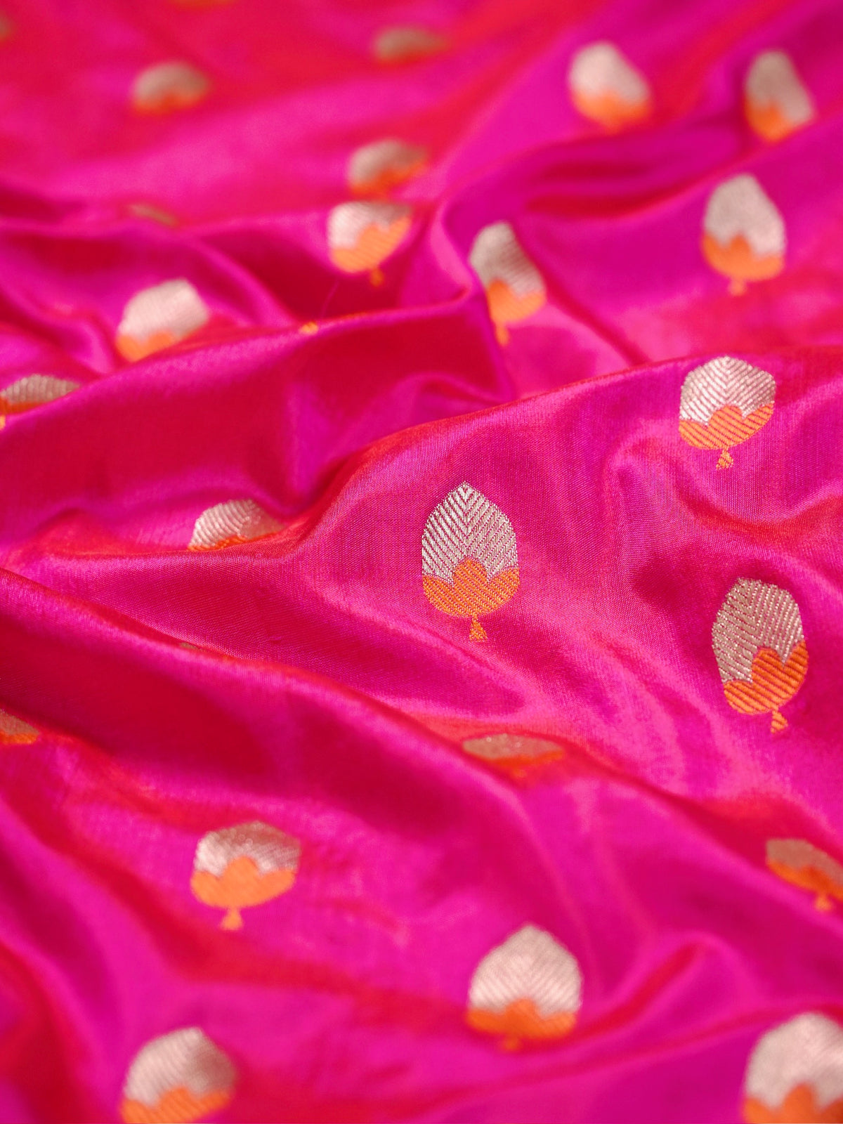 VIRASAT 1008: Celebrity Choice Pure Handloom Katan Silk Meenakari Saree