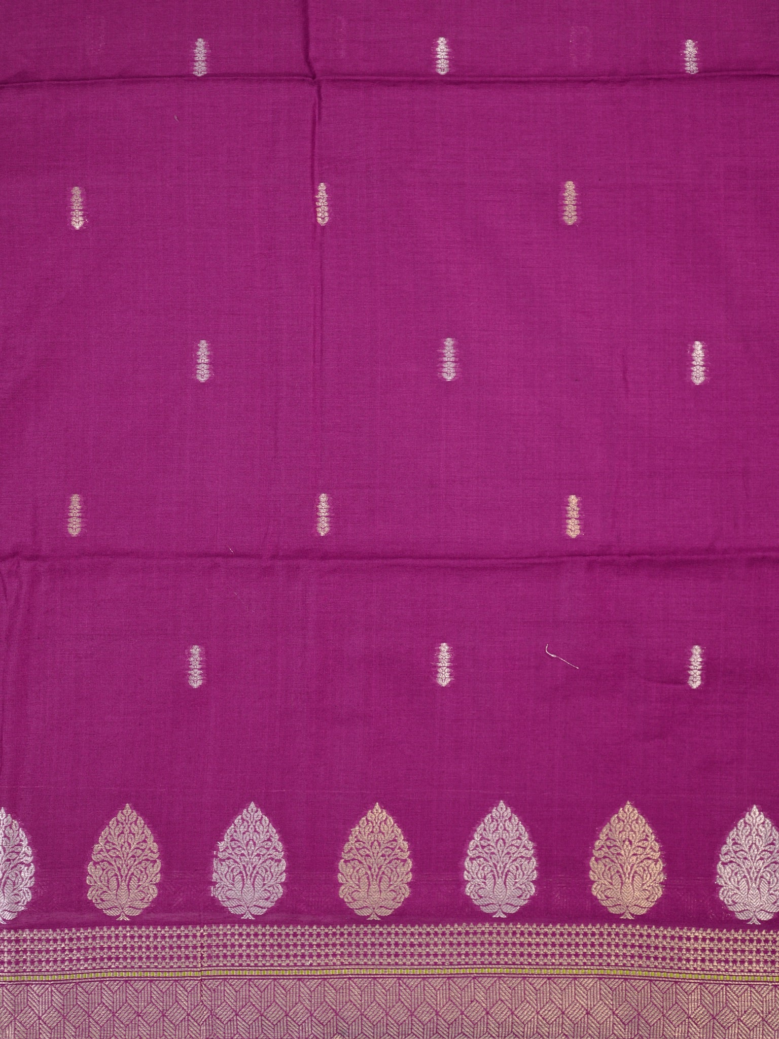 MANSI 176: Royal Magenta Soft Silk Sona Rupa Zari Suit Set