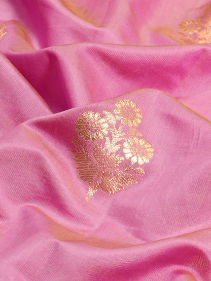 UTSAV BANARAS 498: Move Purple Tone Banarasi Soft Silk Meenakari Zari Saree
