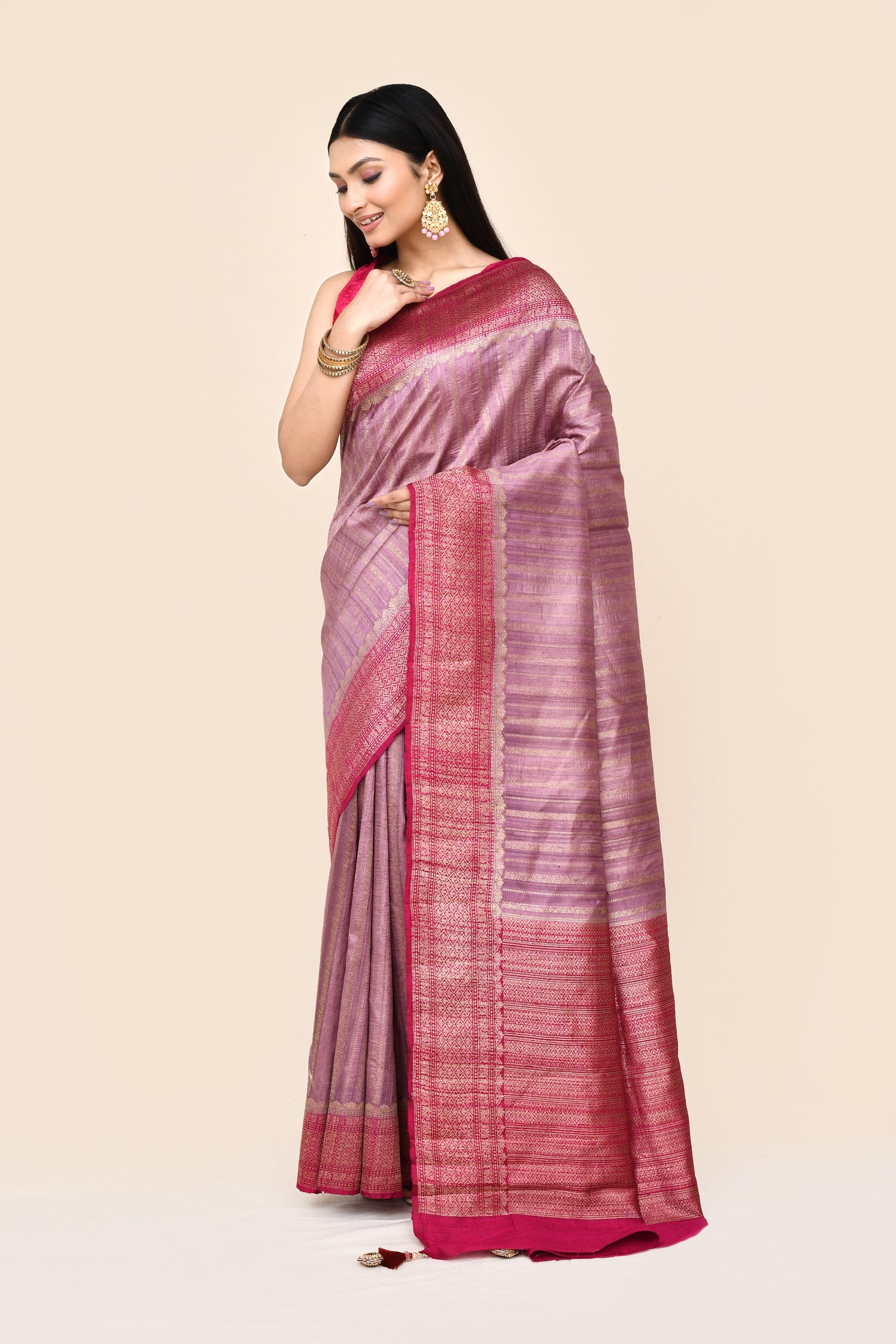 VIRASAT 315 Pure Dupion Silk Saree