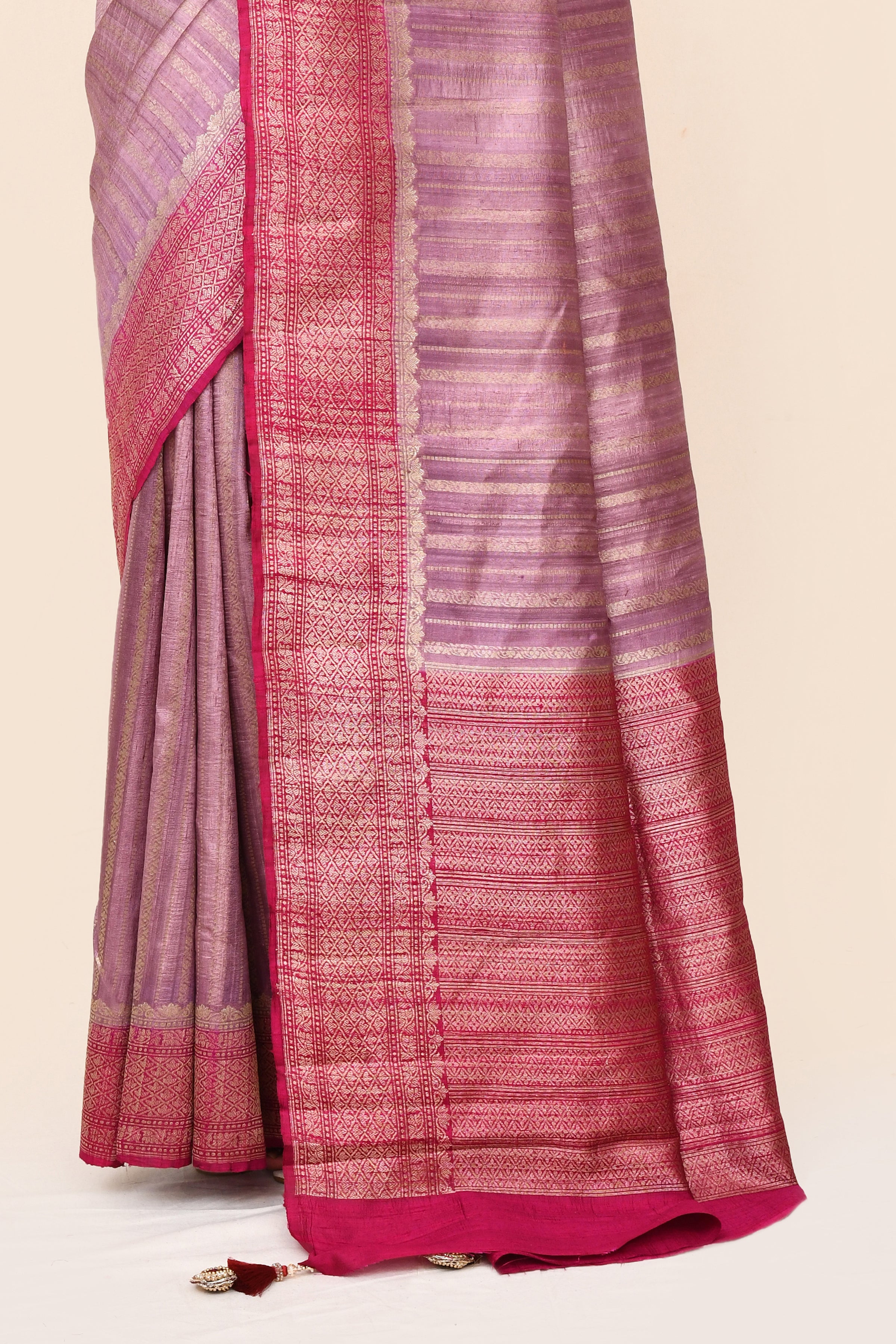 VIRASAT 315 Pure Dupion Silk Saree