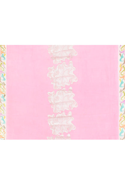 Vajra Pure Tissue Silk Saree With Centre Rangkat Pattern