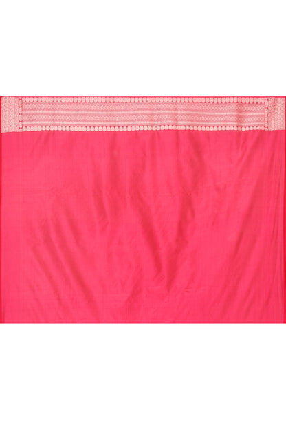 Mahapunya Pure Banarasi Silk Handloom Saree With Meenakari Work