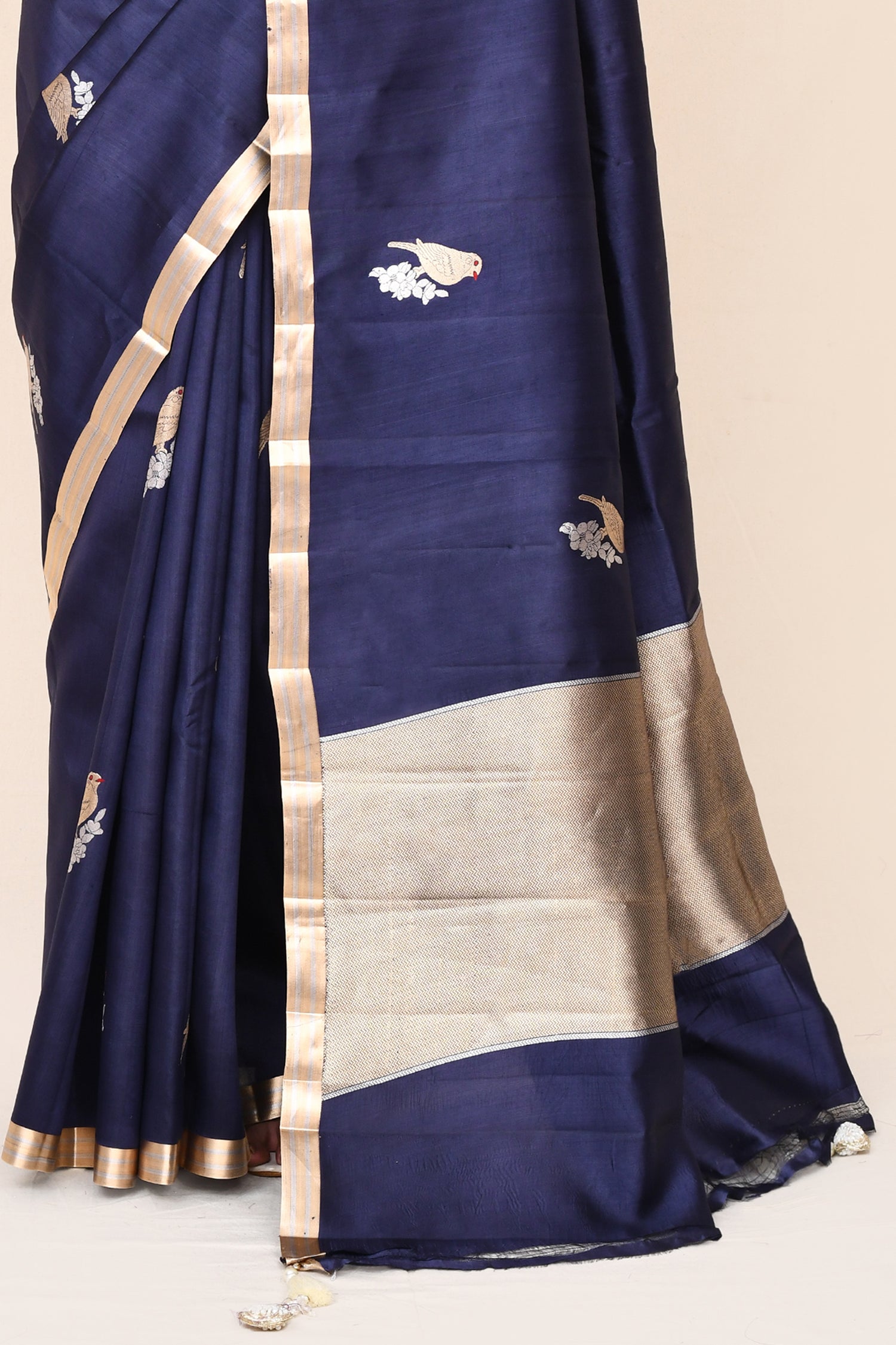 "SILK BANARAS 065" Pure Handloom Katan Silk Saree