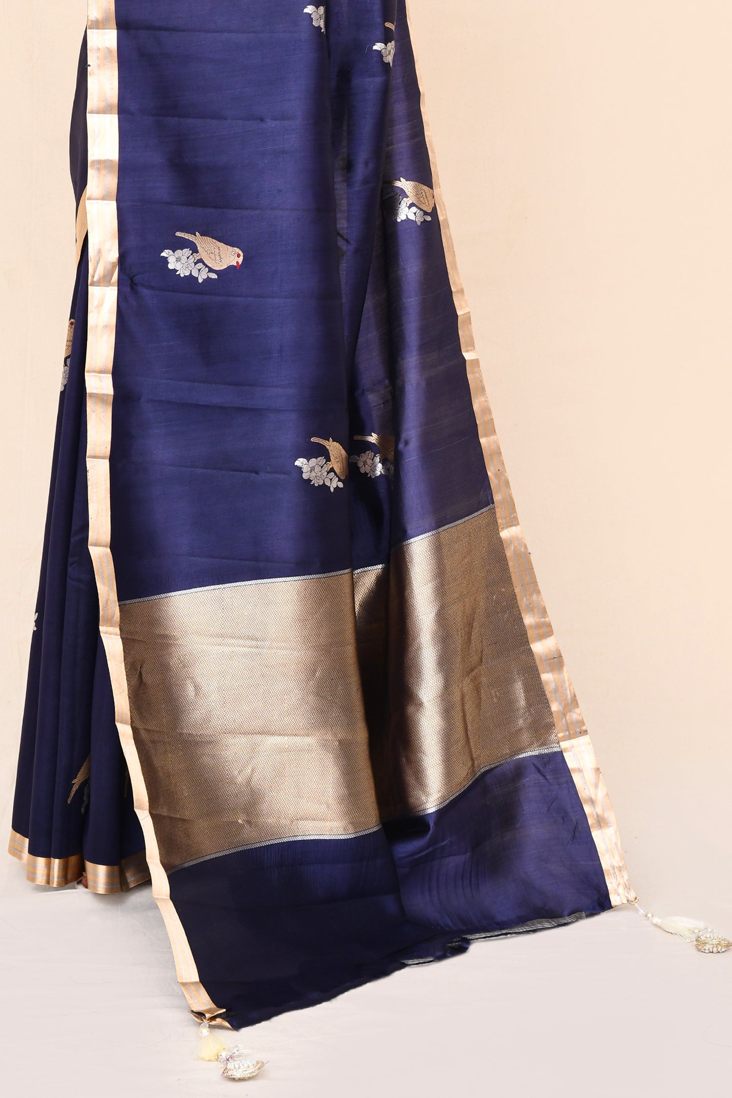 "SILK BANARAS 065" Pure Handloom Katan Silk Saree