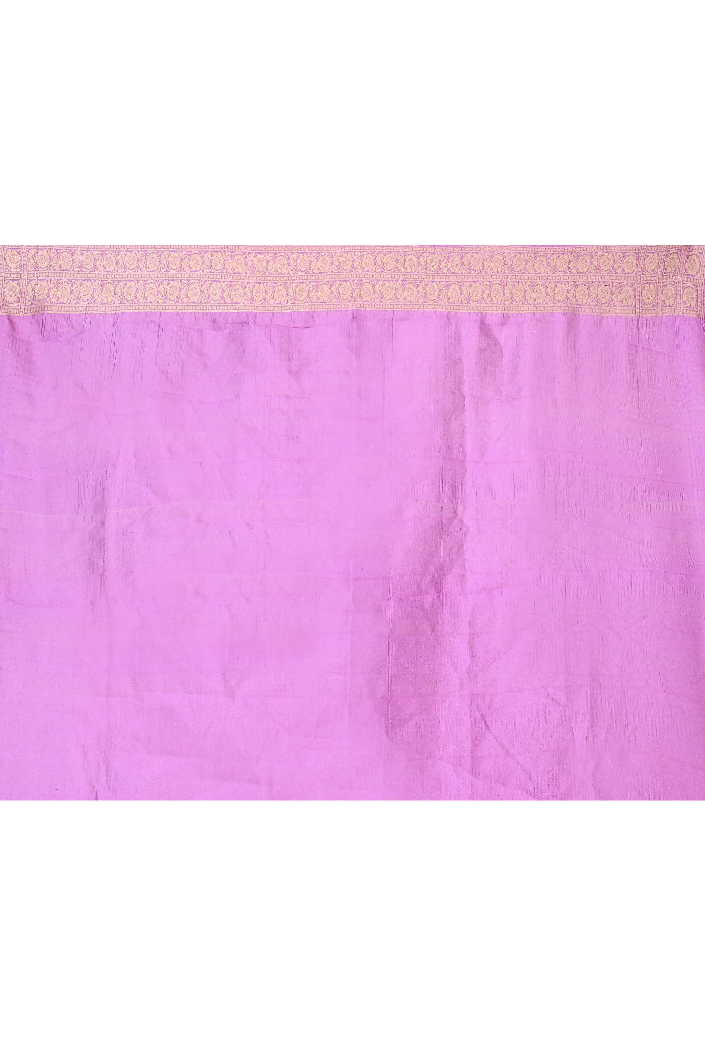 "SILK BANARAS 070" Light Pink Pure Banarasi Silk Saree