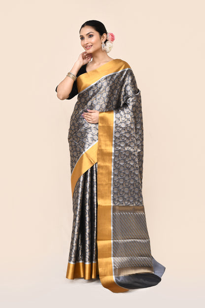 Satyas Blended Tanchui Brocade Saree